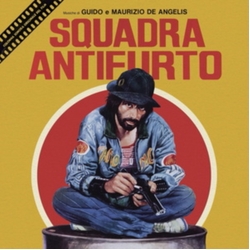 Guido & Maurizio De Angelis Squadra Antifuro AMBER VINYL LP