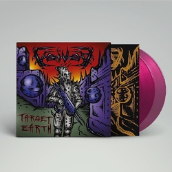 Voivod Target Earth MAGENTA VINYL LP