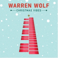 Warren Wolf Christmas Vibes CANDY CANE VINYL LP