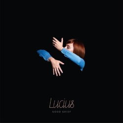Lucius Good Grief MARBLED BLUE VINYL LP