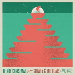 Slowey & The Boats Merry Christmas From Slowey & The Boats Vol. 1 & 2 (Ruby Red Vinyl) Vinyl LP