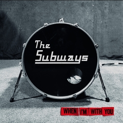 Subways When Im With You TRANSPARENT RED VINYL LP