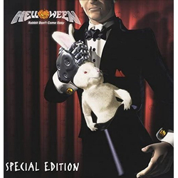 Helloween Rabbit Don'T Come Easy (Special Edition) (Orange/Black Splatter Vinyl) Vinyl LP