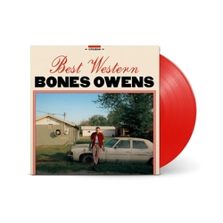 Bones Owens Best Western OPAQUE RED VINYL LP