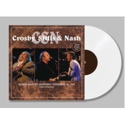 Stills & Nash Crosby United Nations Assembly. November 18. 1989 (White Vinyl) VINYL LP