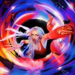 Sumo Cyco Neon Void RED MARBLE VINYL LP