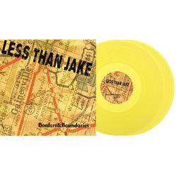 Less Than Jake Borders & Boundaries 25Th Anniversary VINYL YELLOW 2 LP