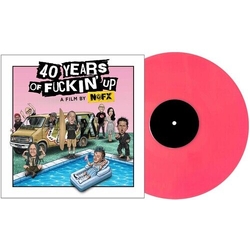 Nofx 40 Years Of Fuckin' Up Ost PINK VINYL LP