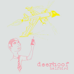 Deerhoof Halfbird PINK & YELLOW SPLIT VINYL LP