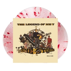 Ice T Legend Of Ice T: Crime Stories VINYL 3 LP CLEAR W RED SPLATTER