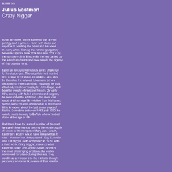 Julius Eastman Crazy N*Gger Vinyl LP