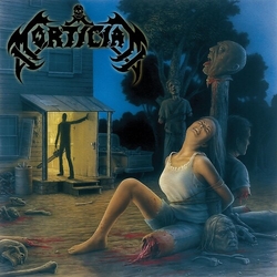 Mortician Chainsaw Dismemberment VINYL 2 LP ROYAL BLUE WITH BLOOD RED RED & BLACK SPLATTER