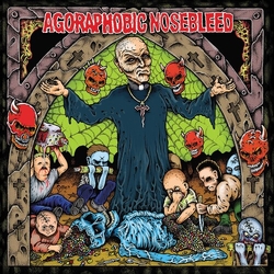 Agoraphobic Nosebleed Altered States Of America ELECTRIC BLUE WITH RAINBOW SPLATTER VINYL LP