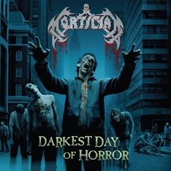 Mortician Darkest Day Of Horror SEA BLUE WITH SPLATTER-Á VINYL LP