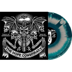 Hope Conspiracy Tools Of Oppression Rule By Deception SILVER BLUE MIX VINYL LP
