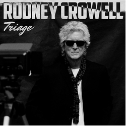 Rodney Crowell Triage SIGNED COKE BOTTLE CLEAR VINYL LP