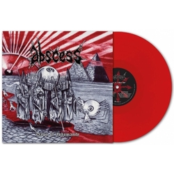 Abscess Dawn Of Inhumanity RED VINYL LP