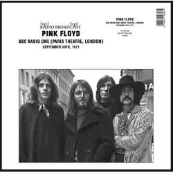 Pink Floyd Bbc Radio One (Paris Theatre London September 30Th 1971) VINYL LP
