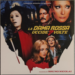 Bruno Nicolai La Dama Rossa Uccide Sette Volte VINYL THE RED QUEEN KILLS SEVEN TIMES 2 LP BLOOD RED