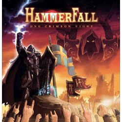 Hammerfall One Crimson Night (Live) (140G/Clear VINYL/3 LP) VINYL LP