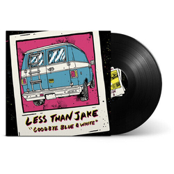 Less Than Jake Goodbye Blue & White VINYL LP