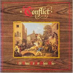 Conflict It's Time To See Who's Who ORANGE VINYL LP