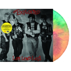 Exploited Live Lewd Lust MULTI-COLOUR VINYL LP