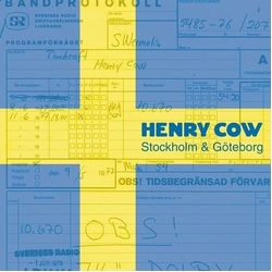 Henry Cow Stockholm & Goteborg 2 VINYL LP