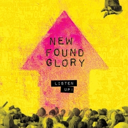 New Found Glory Listen Up! TROPICAL SUNSET MARBLE VINYL DELUXE LP