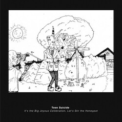 Teen Suicide It's The Big Joyous Celebration Let's Stir The Honeypot (2 LP/Book/Red/Clear & Gold/Clear VINYL) VINYL LP