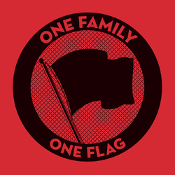 Various Artists One Family. One Flag. (Pirates Press Comp/Screen Printed 6Th Side/Poster) Vinyl LP