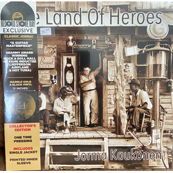 Jorma Kaukonen Land Of Heroes DELUXE HAZED GOLD & BLACK VINYL LP