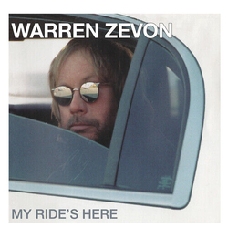 Warren Zevon My Ride's Here ICE BLUE VINYL LIMITED LP