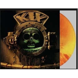 Kix Hot Wire SOLAR FIRE HAND POURED EFFECT VINYL 35TH ANNIVERSARY LP