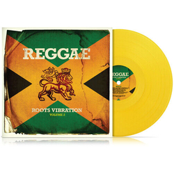 Various Artists Reggae Roots Vibration Vol. 2 YELLOW TRANSPARENT VINYL LP