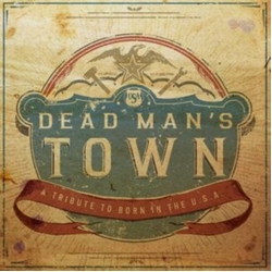 Various Artists Dead Man's Town: A Tribute To Born In The U.S.A RED WHITE & BLUE VINYL LP