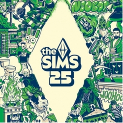 Various Artists Sims 25Th-Áost (2 LP/Clear With Neon Green Splatter Vinyl) VINYL LP