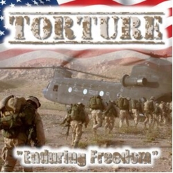 Torture Enduring Freedom BLACK BLUE RED SPLATTER VINYL LP