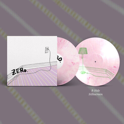 Computer Zero PINK CREAM BLEND WITH GREEN SILKSCREEN B-SIDE DESIGN VINYL LP