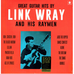 Link And His Raymen Wray Great Guitar Hits By Link Wray And His Wraymen (180G/Dmm Master/4 Bonus Tracks) Vinyl LP
