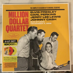 Elvis Presley / Carl Perkins / Jerry Lee Lewis / Johnny Cash Million Dollar Quartet (The Complete Session In Its Original Sequence) Vinyl 2 LP
