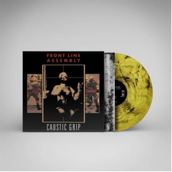 Front Line Assembly Caustic Grip 35TH ANNIVERSARY EDITION LIMITED CAUSTIC YELLOW VINYL LP