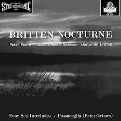 Peter / Lso Pears Britten: Nocturne Vinyl LP