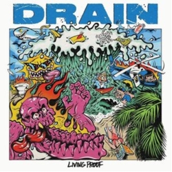 Drain Living Proof KELLY GREEN EASTER YELLOW GALAXY VINYL LP