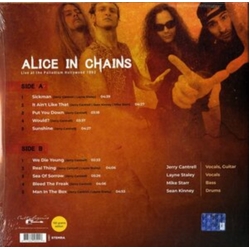 Alice In Chains Best Of Live At The Palladium Hollywood 1992 VINYL LP