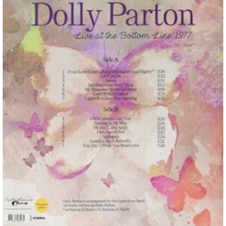 Dolly Parton Live At The Bottom Line 1977 VINYL LP