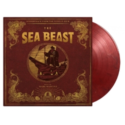 Mark Mancina Sea Beast Ost (Transparent Red Solid White & Black Marbled Viyl/180G) VINYL LP