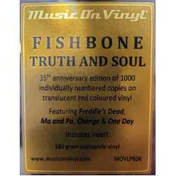 Fishbone Truth And Soul Vinyl LP