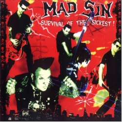 Mad Sin Survival Of The Sickest ORANGE YELLOW SWIRL VINYL LP