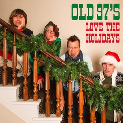 Old 97'S Love The Holidays (Red & White Swirl) VINYL LP